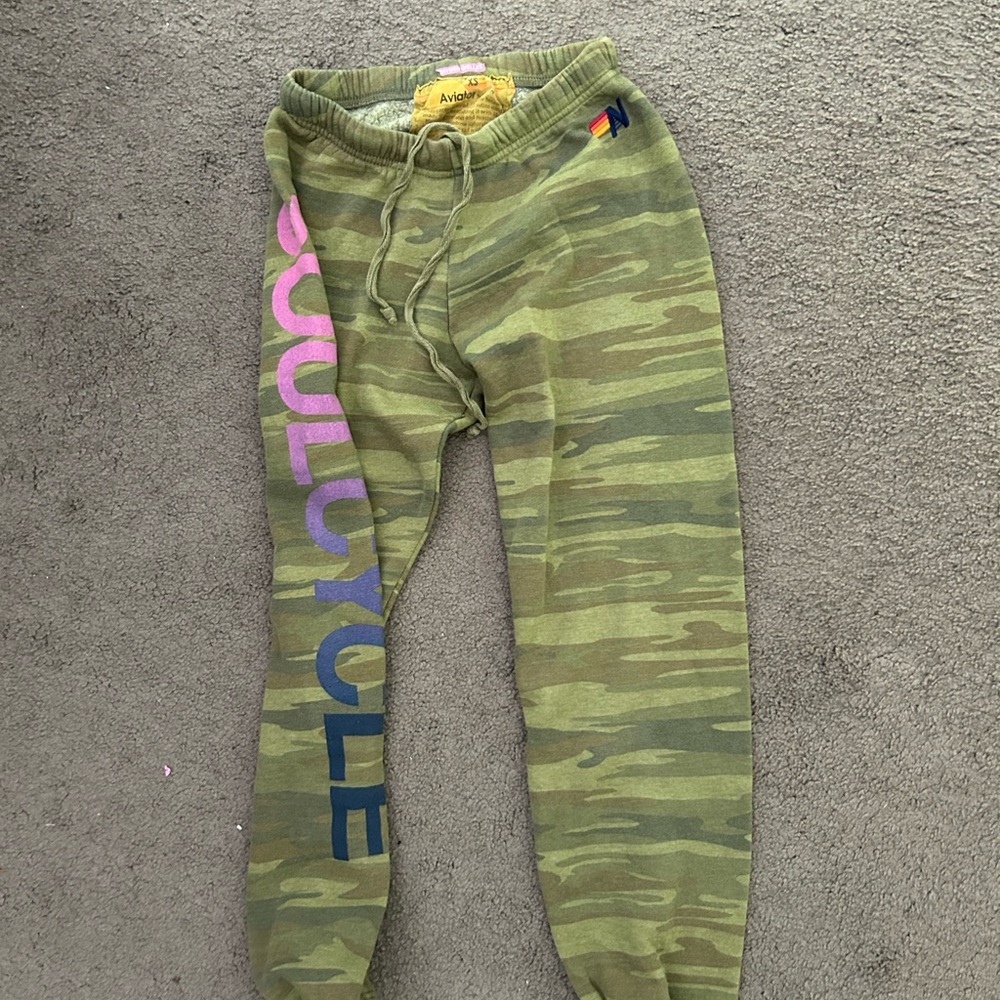 Aviator Nation Olive Green Sweatshirt